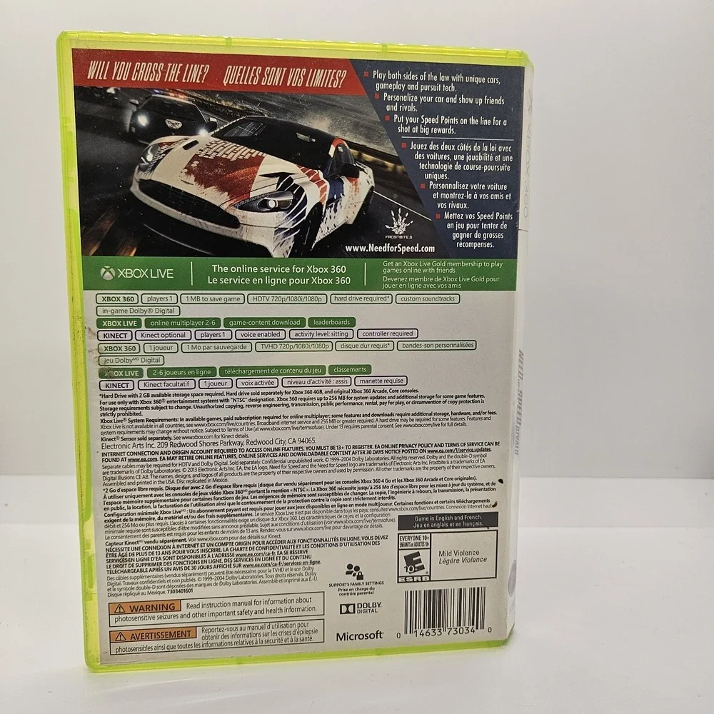 Need for Speed‎ Rivals Xbox 360 Complete EA Ghost Racing Game